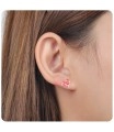 Kid Stud Earring Lovely Heart STS-4045 (CO5)